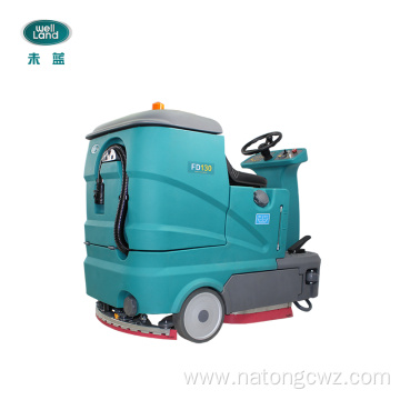 Industrial manual floor tile scrubber cleaning machine